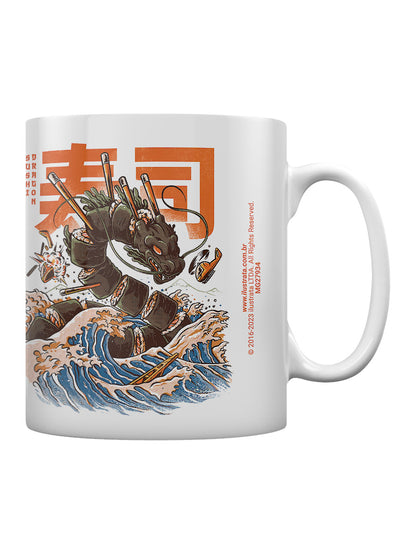 Ilustrata (Sushi Dragon)  White Mug