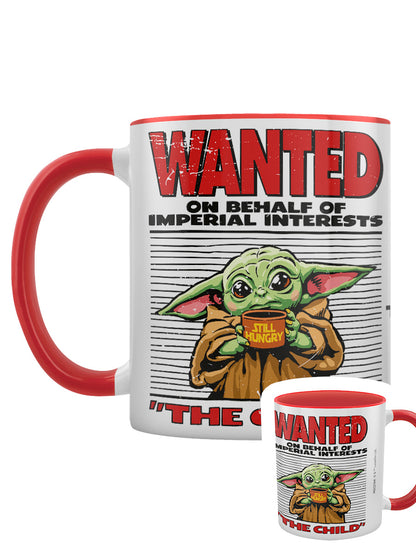 Disney 100 (Star Wars - Grogu Wanted) Red Coloured Inner Mug
