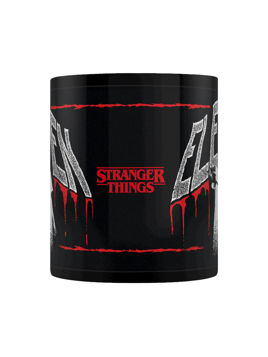 Stranger Things S4 (80S Horror Eleven) Black Mug