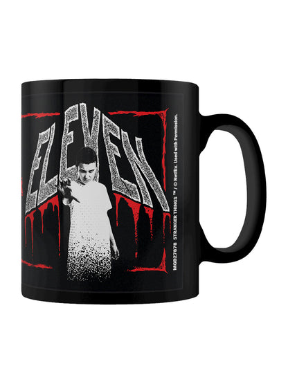 Stranger Things S4 (80S Horror Eleven) Black Mug