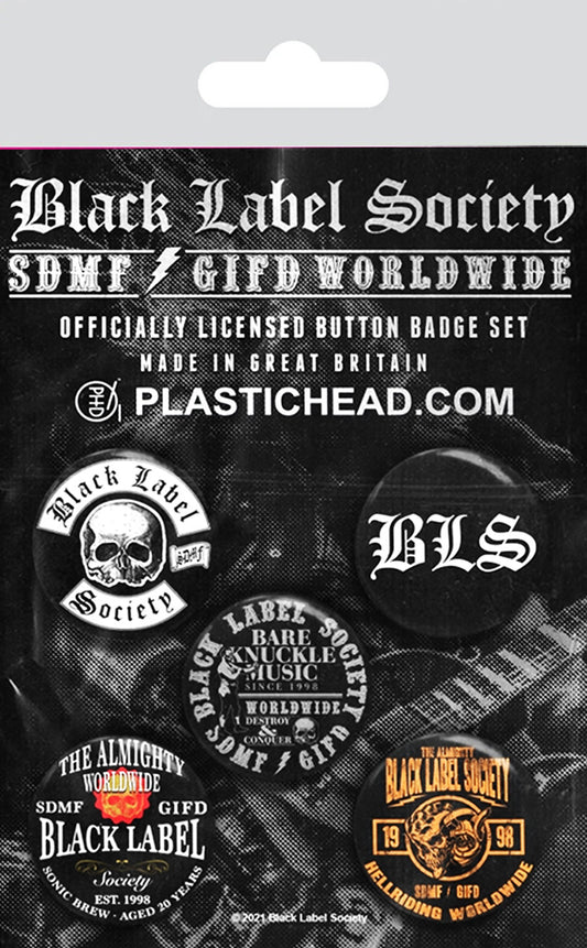 Black Label Society Badge Pack