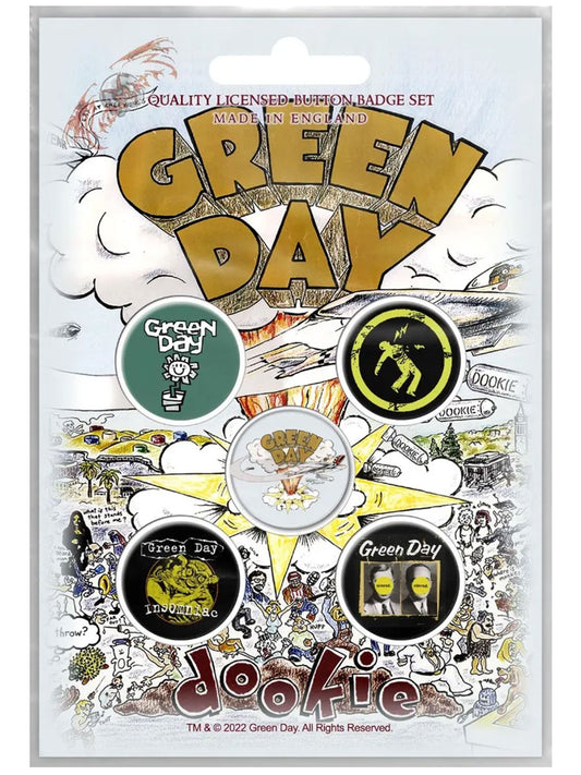 Green Day Dookie Badge Pack