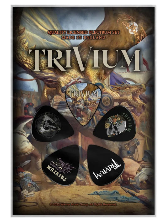 Trivium In The Court of the Dragon Plectrums 5-Pack