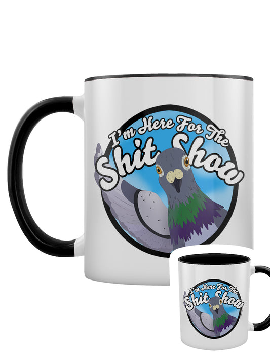 I'm Here For The Shit Show Blue Inner 2-Tone Mug