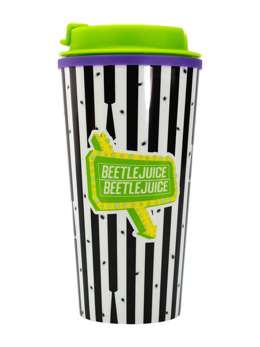Beetlejuice Double Walled Thermal Travel Flask