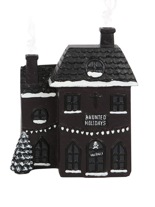 Haunted Holiday House Incense Cone Burner