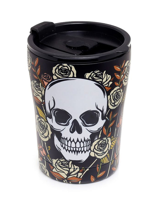 Skulls & Roses Hot & Cold Insulated Travel Mug 300ml