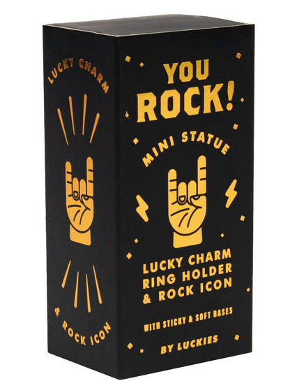 You Rock! Gold Hand Ornament