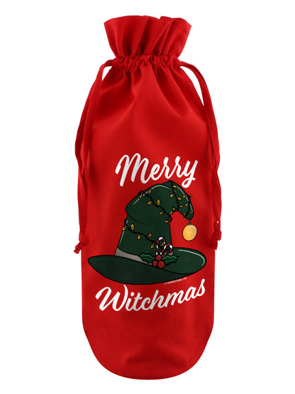 Merry Witchmas Red Bottle Bag