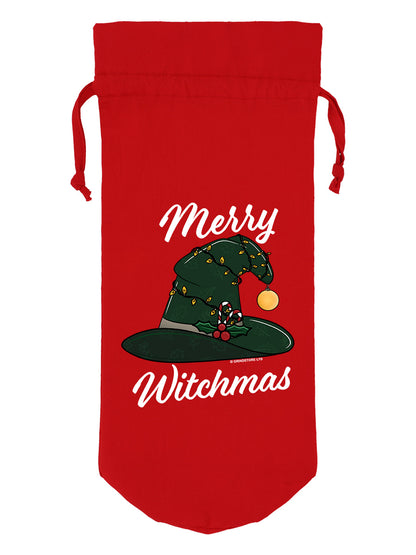 Merry Witchmas Red Bottle Bag