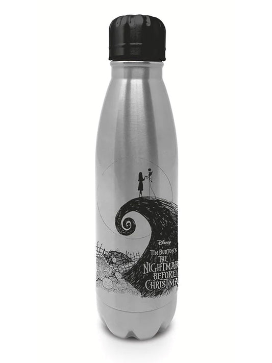 The Nightmare Before Christmas Silhouette Metal Drinks Bottle