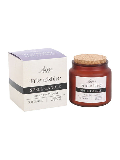 Lavender Infused Friendship Spell Candle