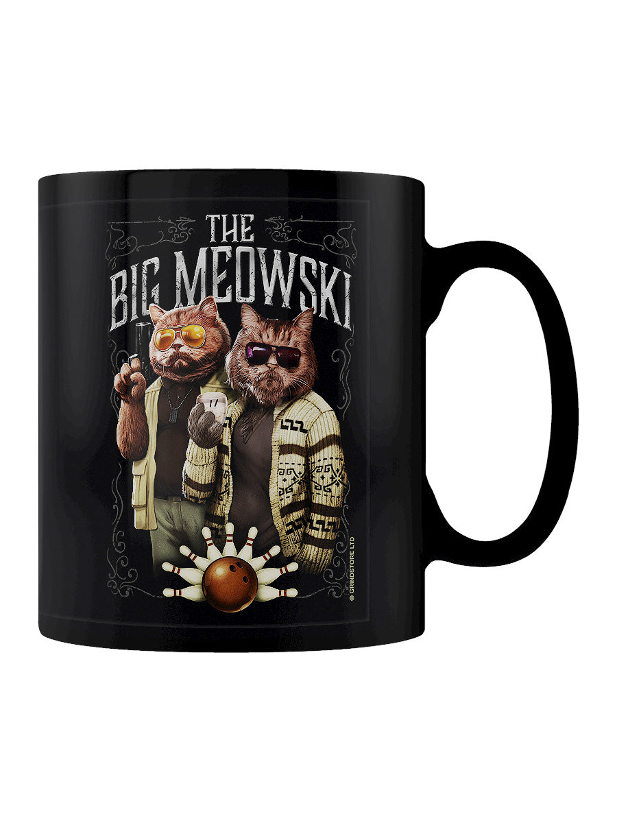 Horror Cats The Big Meowski Black Mug