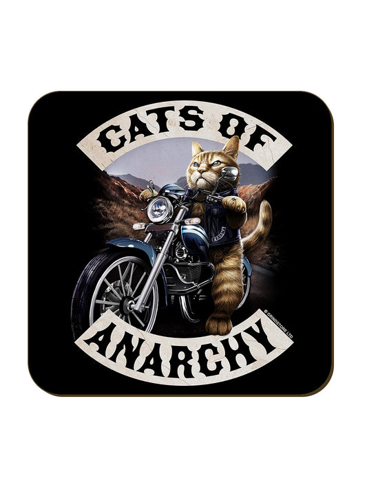 Horror Cats Cats Of Anarchy Coaster