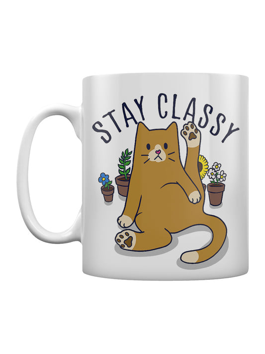 Stay Classy Cat Mug