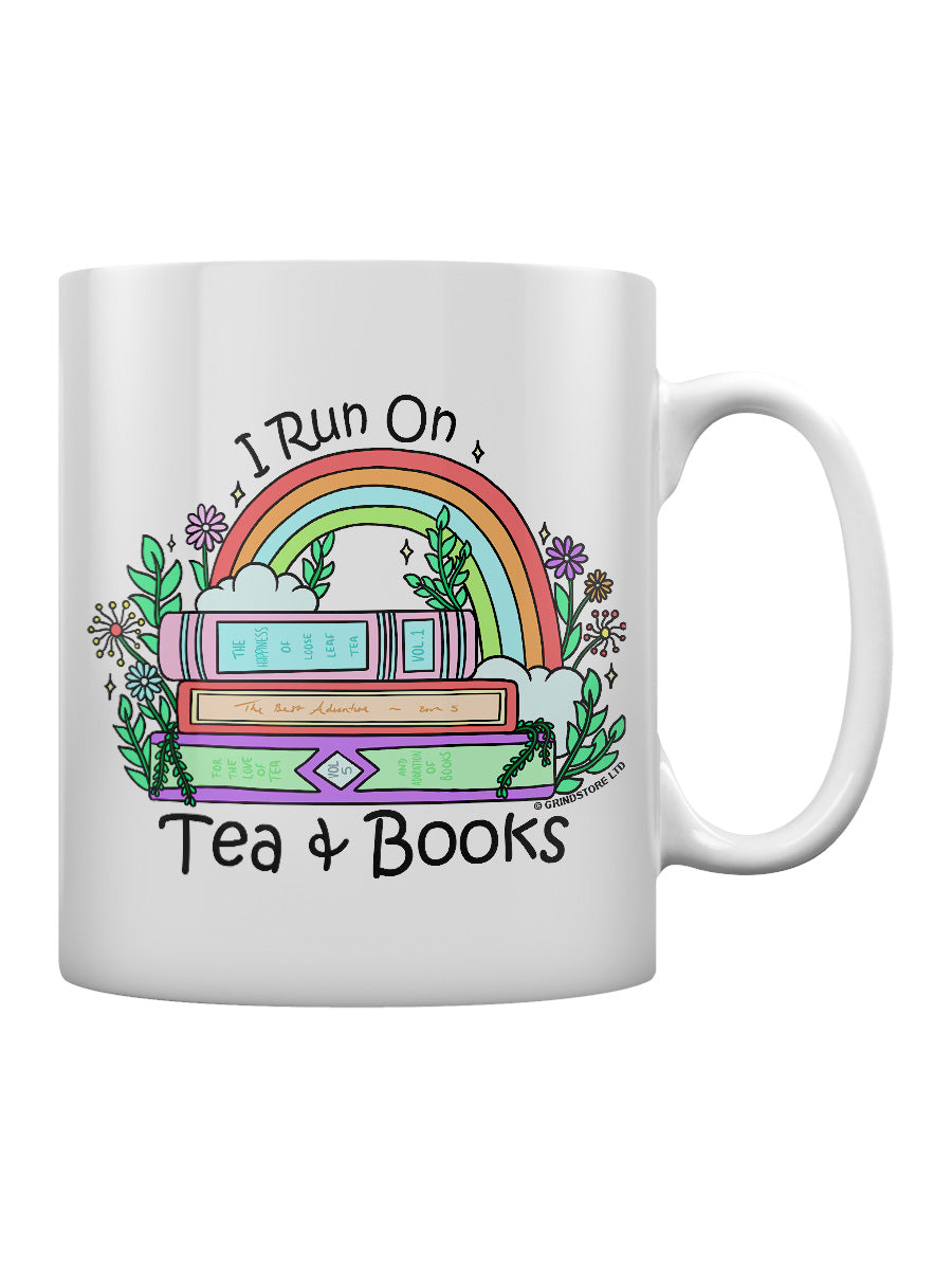 I Run On Tea & Books Mug