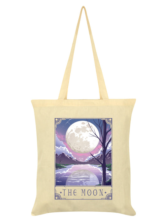 Deadly Tarot Awakening - The Moon Cream Tote Bag