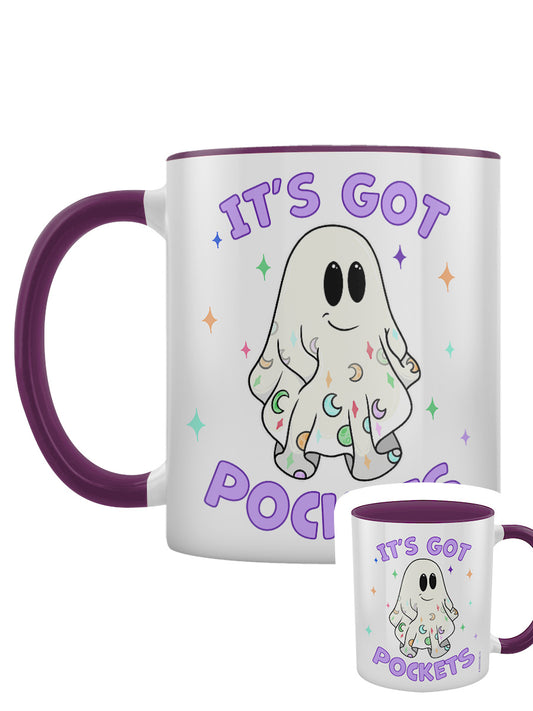 Galaxy Ghouls It's Got Pockets Purple Inner 2-Tone Mug