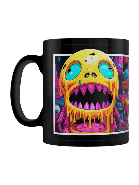 Zombie Jumble Black Mug