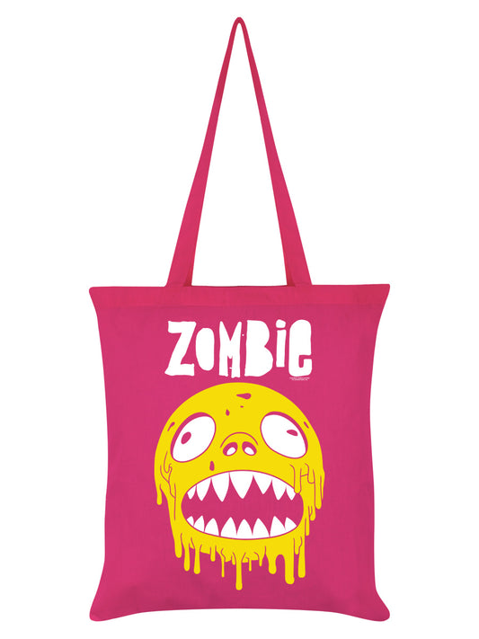 Zombie Head Pink Tote Bag