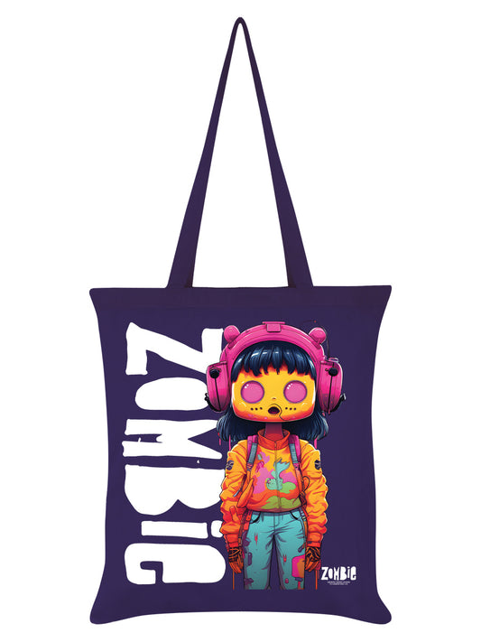 Zombie 4 Purple Tote Bag