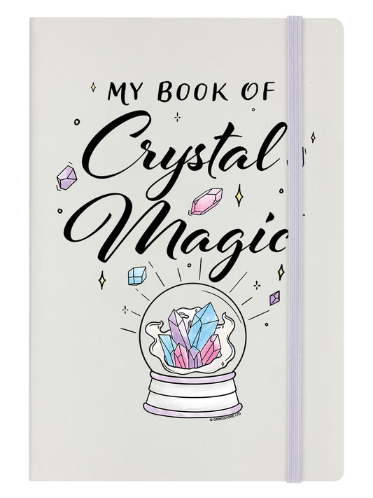 My Book of Crystal Magic Cream A5 Hard Cover Notebook