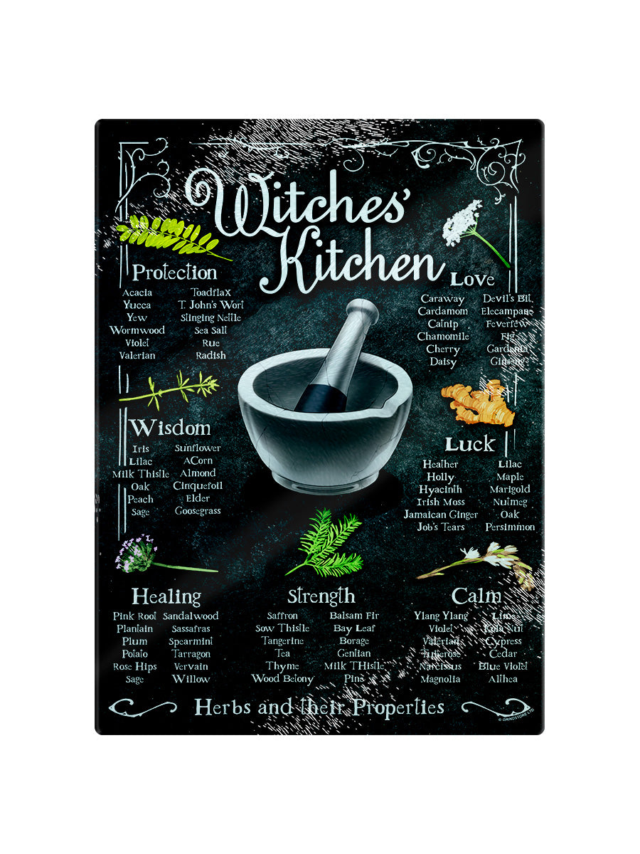 Witches Kitchen Large Rectangular Chopping Board