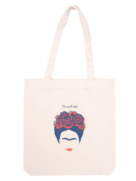 Frida Kahlo Cream Tote Bag