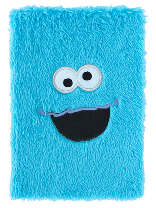 Sesame Street Cookie Monster A5 Premium Plush Cover Notebook