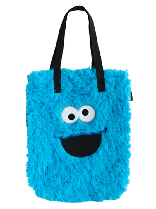 Sesame Street Cookie Monster Premium Plush Tote Bag