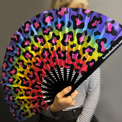 Fantastico Fans Rainbow Leopard XL Fan