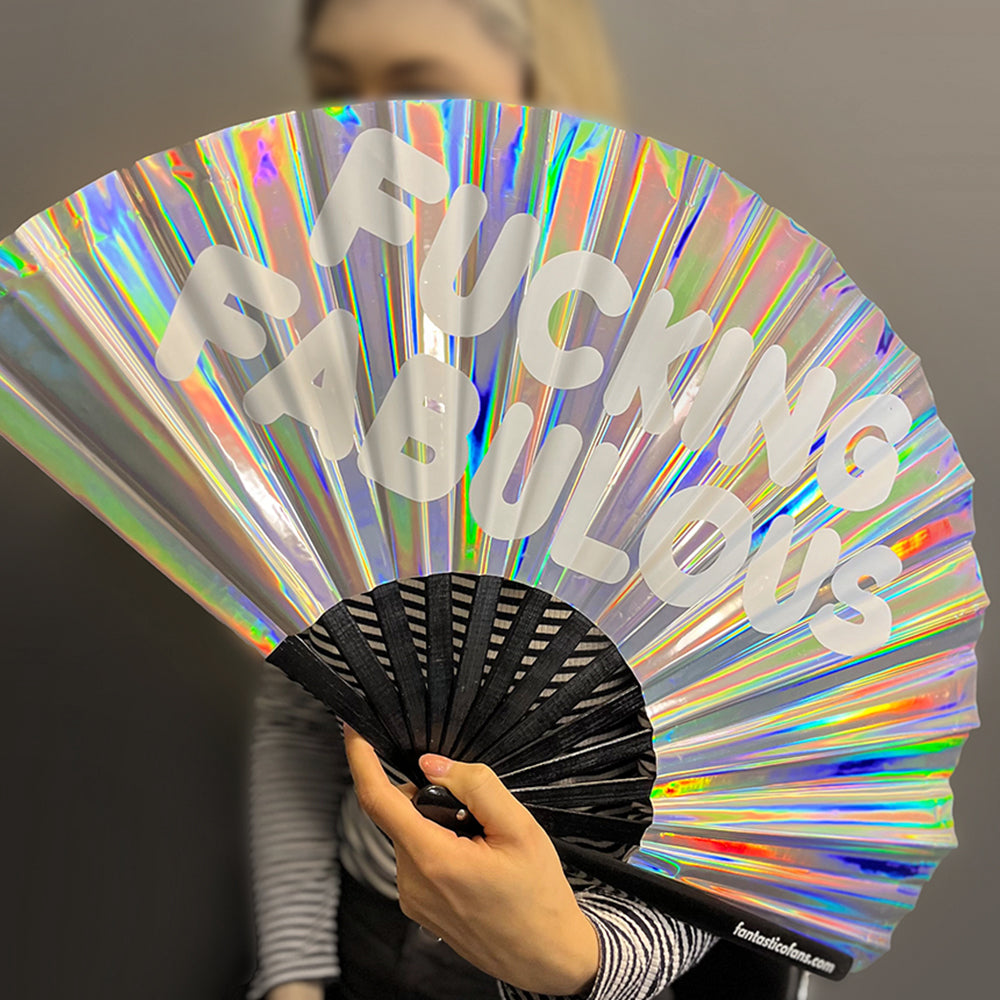 Fantastico Fans Fucking Fabulous Holographic XL Fan