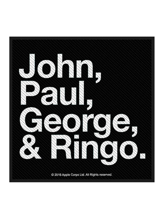 The Beatles John Paul George Ringo Patch